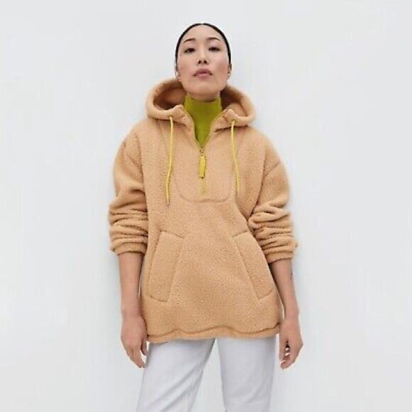 Everlane The ReNew Fleece Hoodie - Size M - 100% Recycled Polyester - Picture 1 of 7